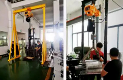 四不像現(xiàn)身工廠車間，專業(yè)人士稱之為工位智能提升機(jī)